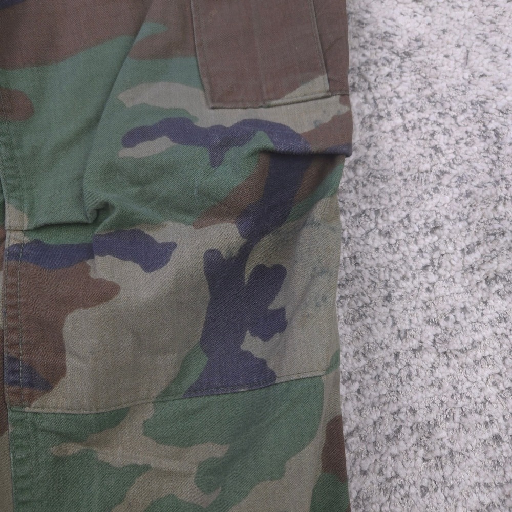 Vintage Military Pants Size 27x28 Army Camo Camouflage Tailored Distressed Cargo - Picture 8 of 14